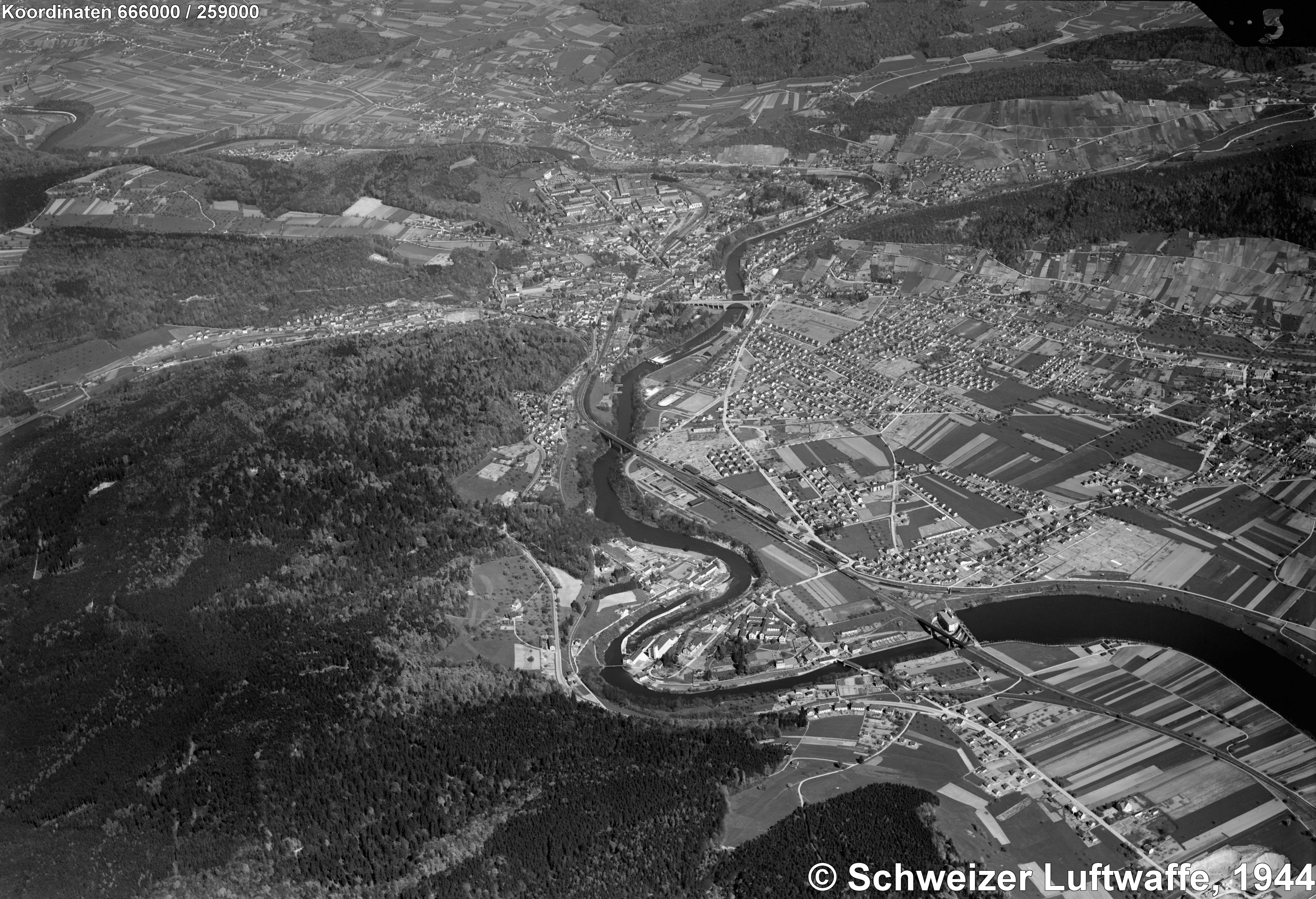 Wettingen - Baden anno 1944