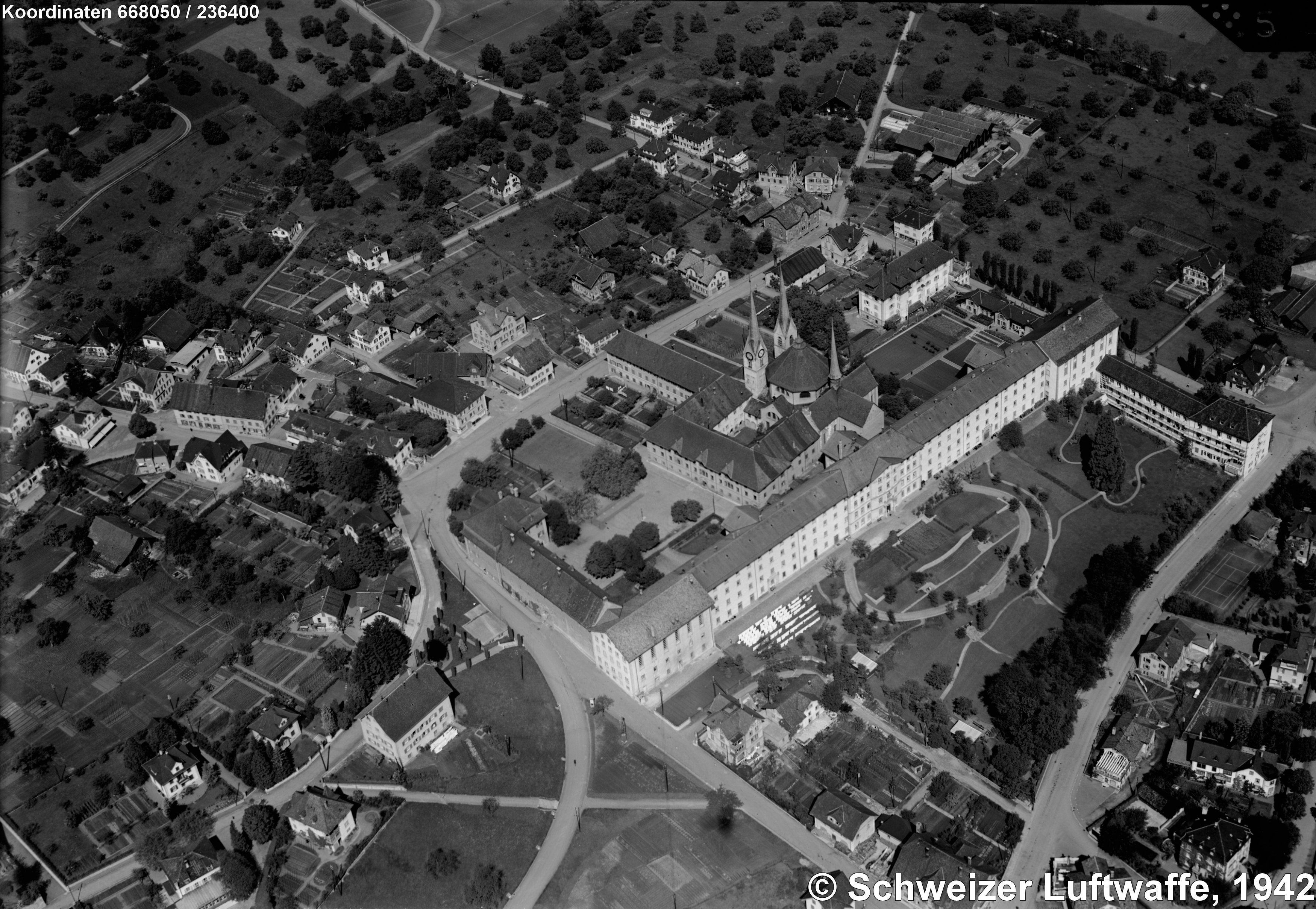 Muri (AG) Kloster 1942 3