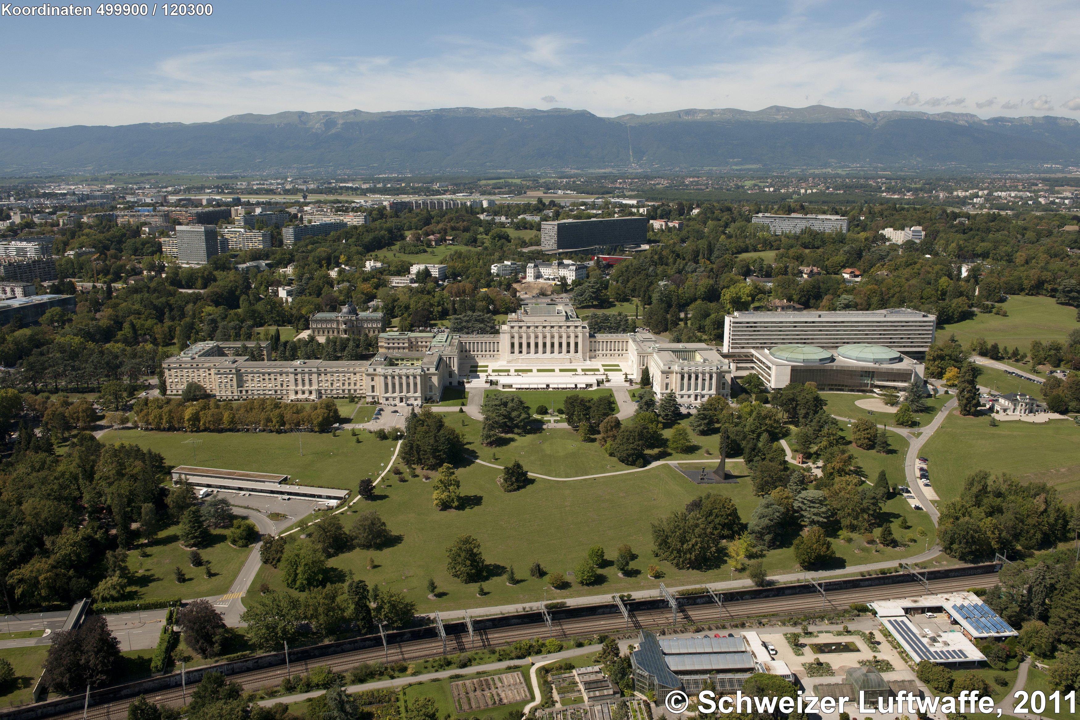 Genf / Genéve: UNO-Gebäude (Position: 2'499'909.46, 1'120'351.41)
